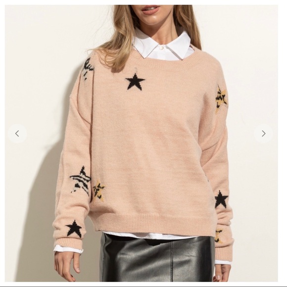 Boho Fabulous Star Oversized Knit Sweater - Picture 4 of 7